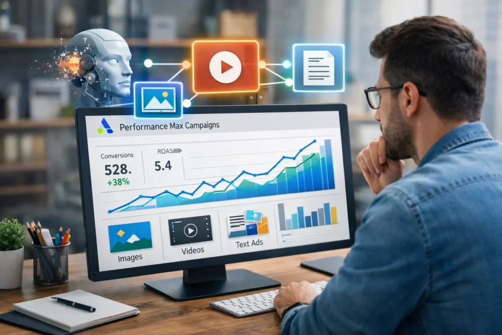 Optimización de recursos en performance max